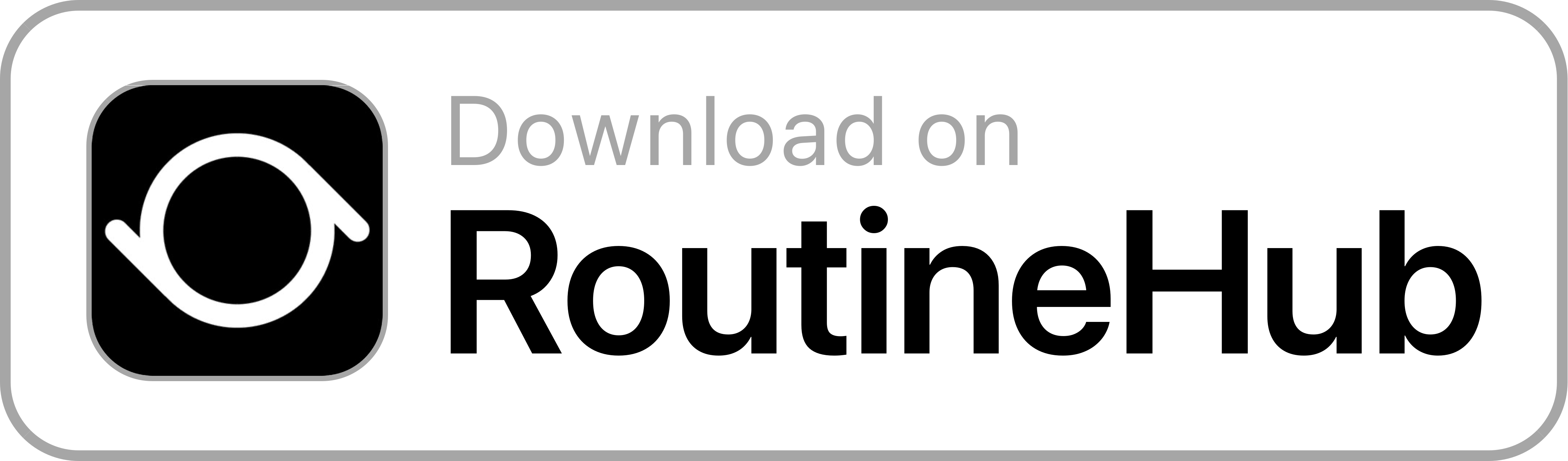 Download on RoutineHub